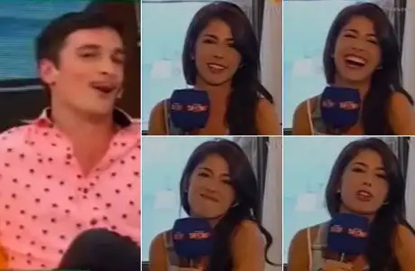 Martín Amestoy se tiró un lance con la notera hot de Este es el Show… ¡y mirá la fulminante respuesta de Majo Martino!