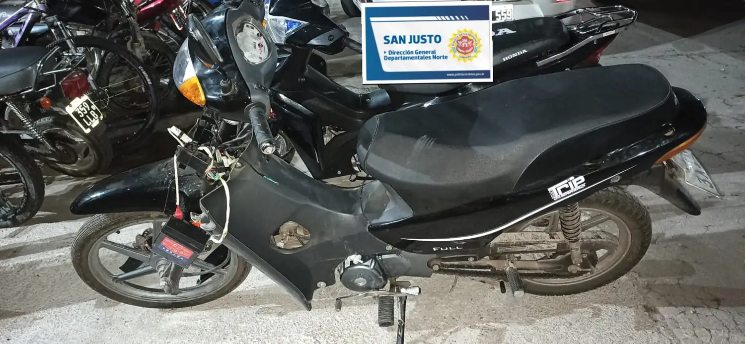 Las motos recuperadas tras el robo.