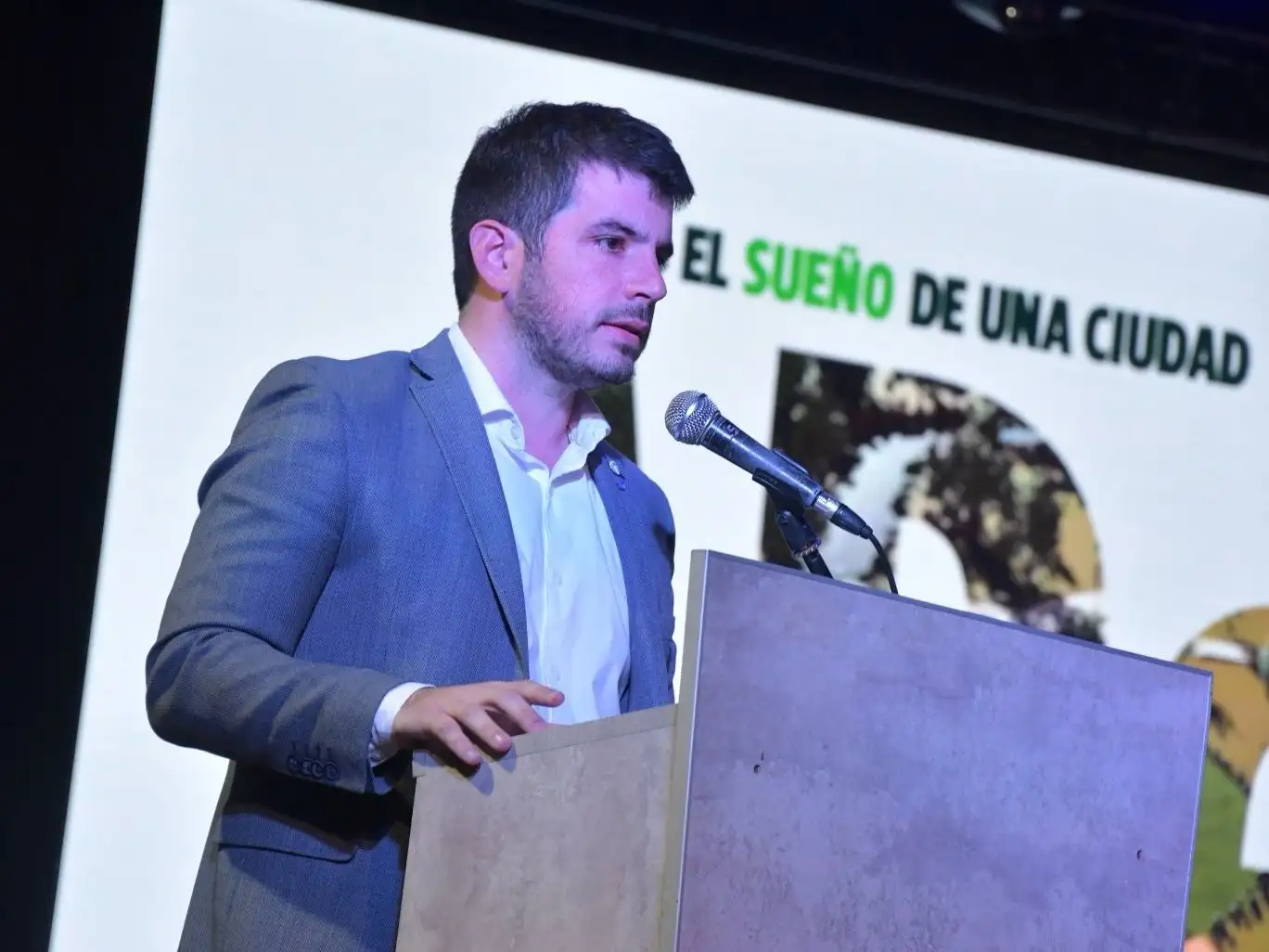 El intendente destacó la magnitud de la obra proyectada.