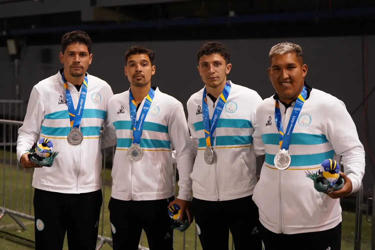 Cuatro marplatenses de plata en el Fútbol 7 PC