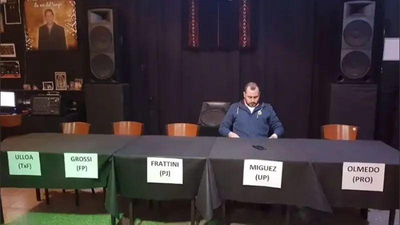 Funes: un solo candidato a concejal concurrió al debate