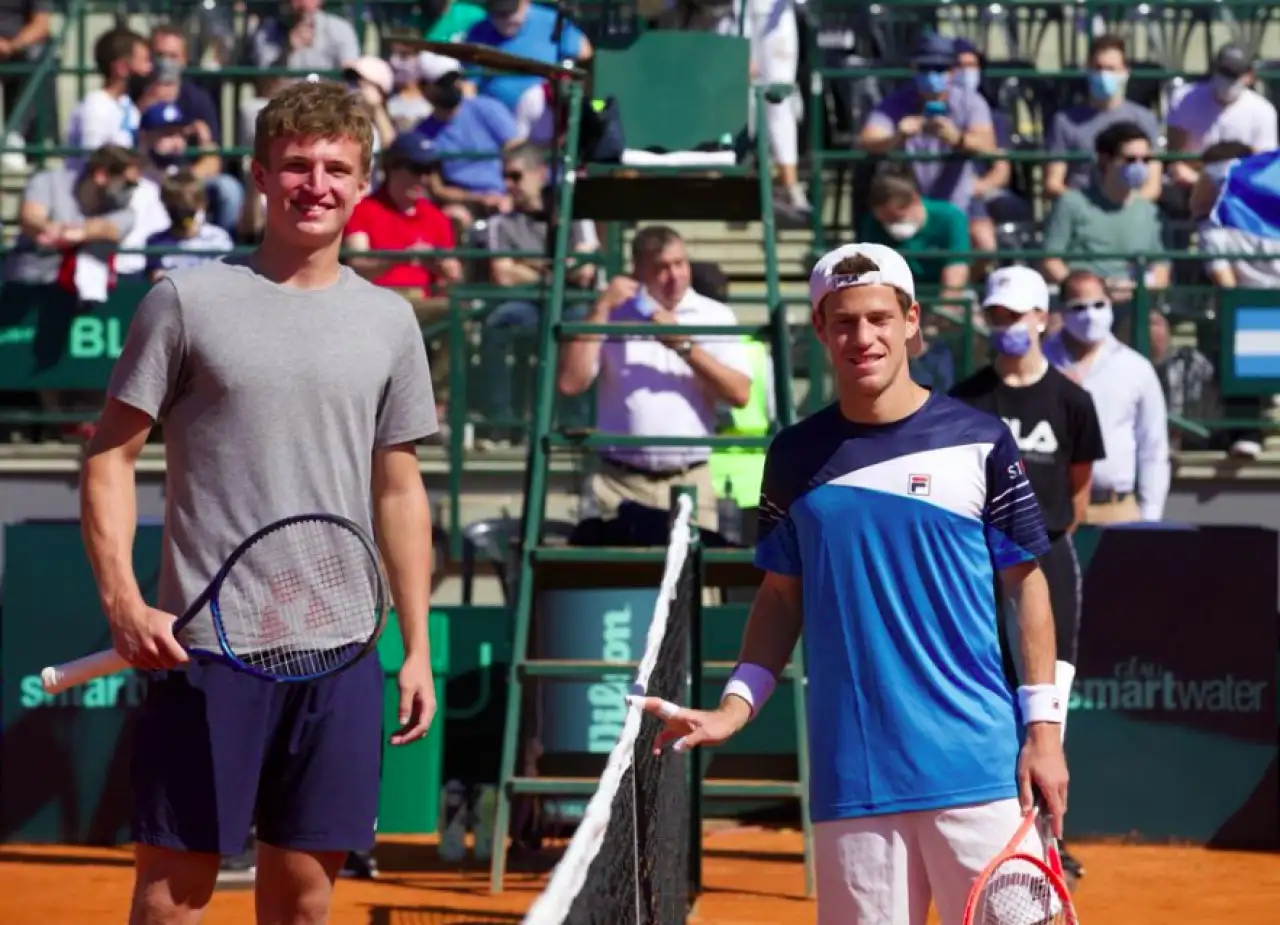 Schwartzman cayó ante un juvenil y Pella igualó la serie de Copa Davis