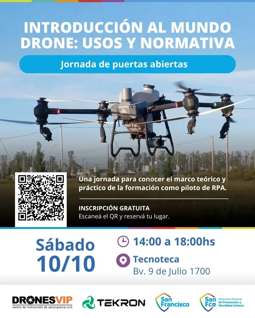 capaciotación Vuelo de drones