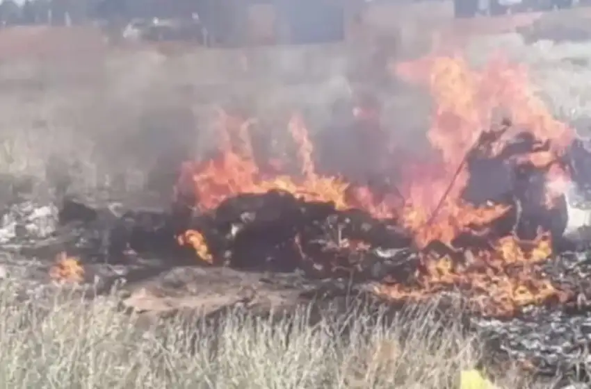 Tragedia en Neuquén: se estrelló una avioneta y murieron dos tripulantes