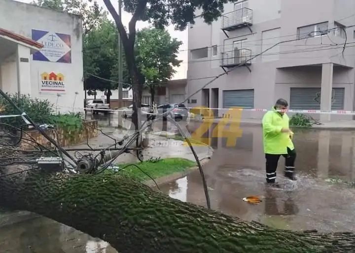 Al menos 10 evacuados en Venado a causa de la furiosa tormenta