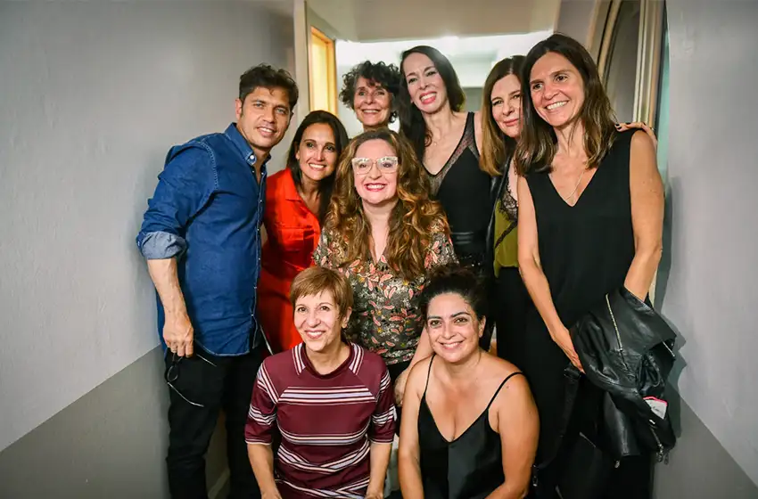 Kicillof lanzó la primera bola y luego fue al Auditorium junto a Raverta
