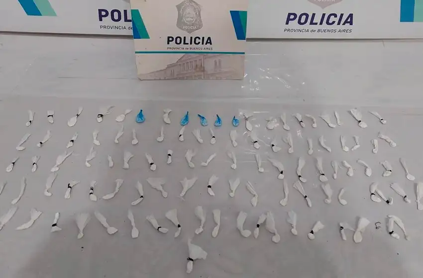 Droga en la Vieja Terminal: caen "Luna" y "Violeta" con 101 envoltorios de cocaína