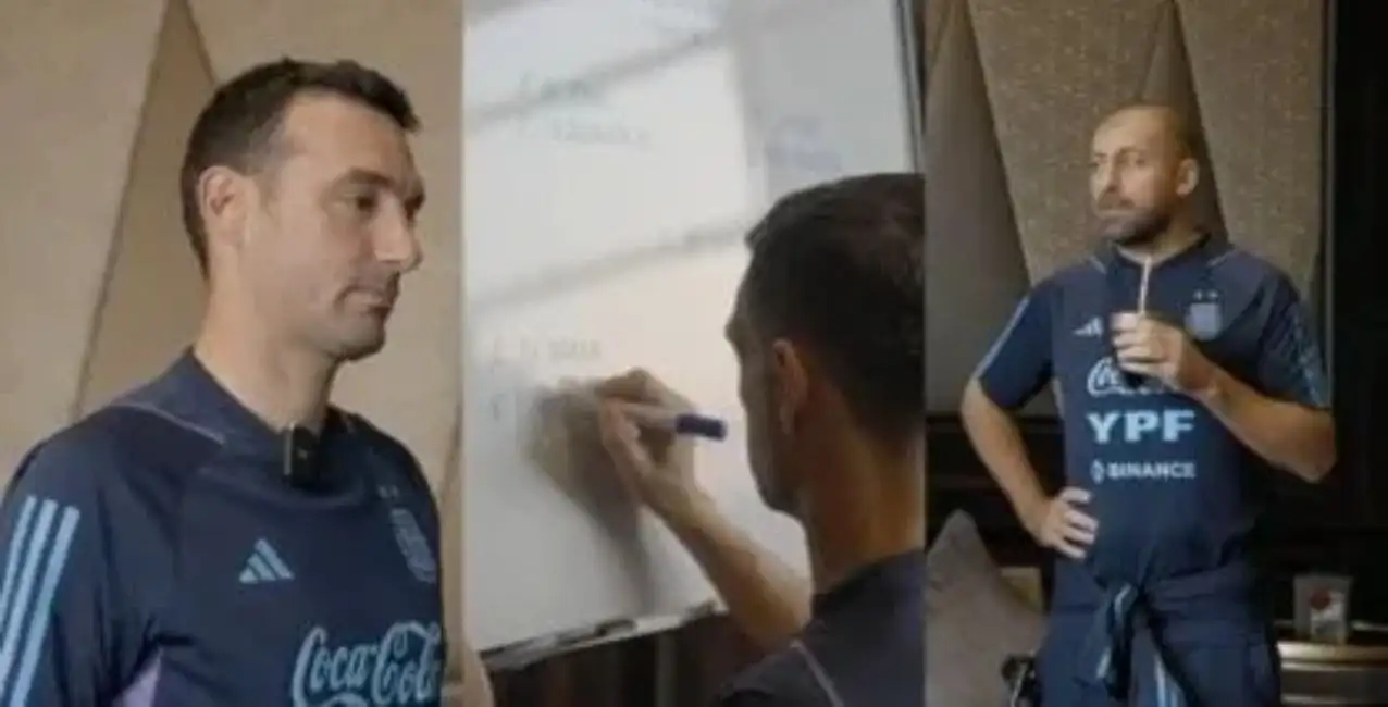 Video: así fue el detrás de escena del anuncio de la lista de Scaloni para el Mundial