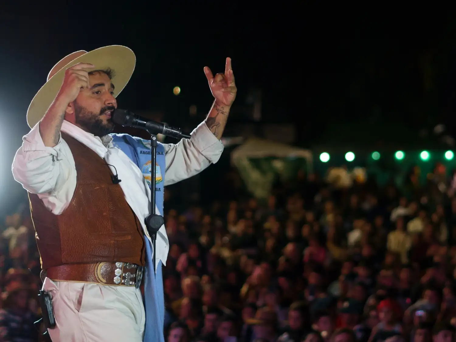 Lázaro Caballero, el artista más convocante de la grilla. Foto: Gentileza