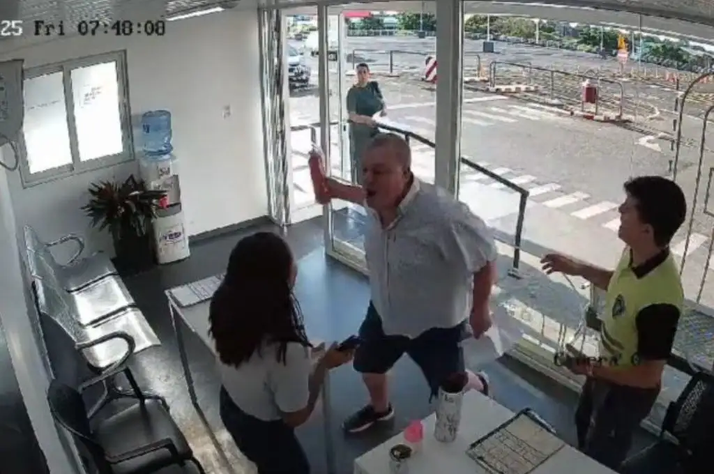 Violenta discusión
