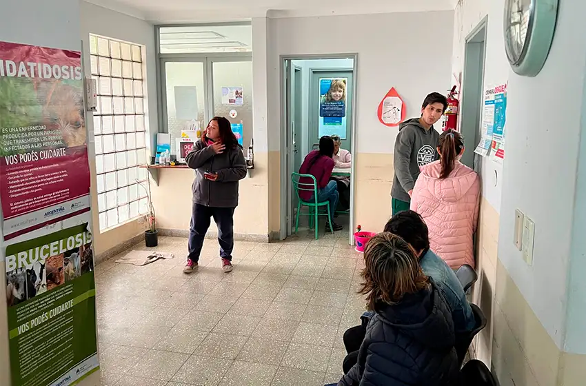 Posta sanitaria en San Agustín y Los Pinos