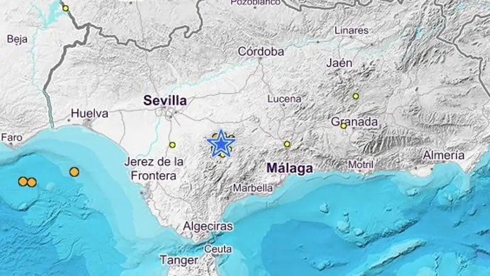 Un terremoto de magnitud 4,7 sacude varias provincias de Andalucía