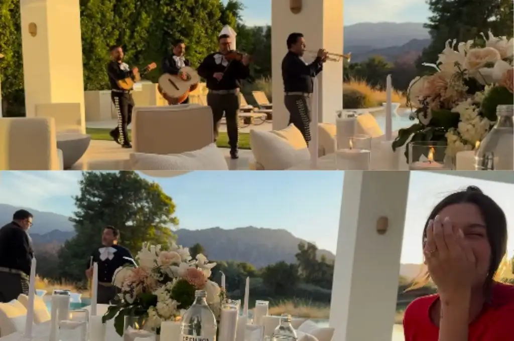 Los mariachis que interpretaron el icónico Cielito Lindo.