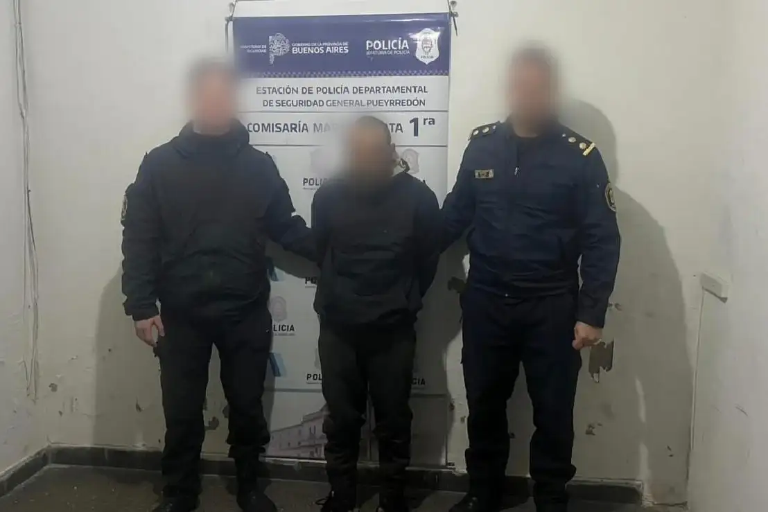 El detenido quedó a disposición de la Justicia.