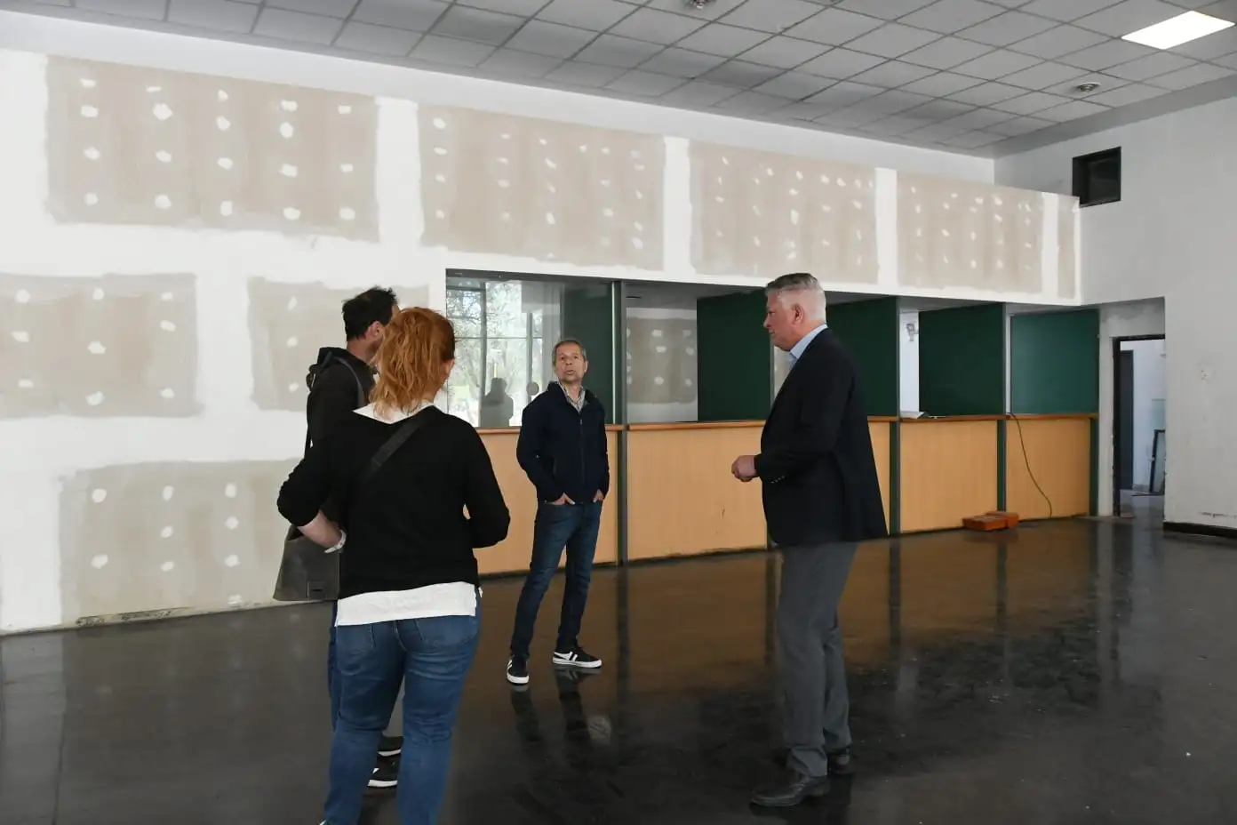 Bernarte supervisó la remodelación del exedificio del Banco de Córdoba