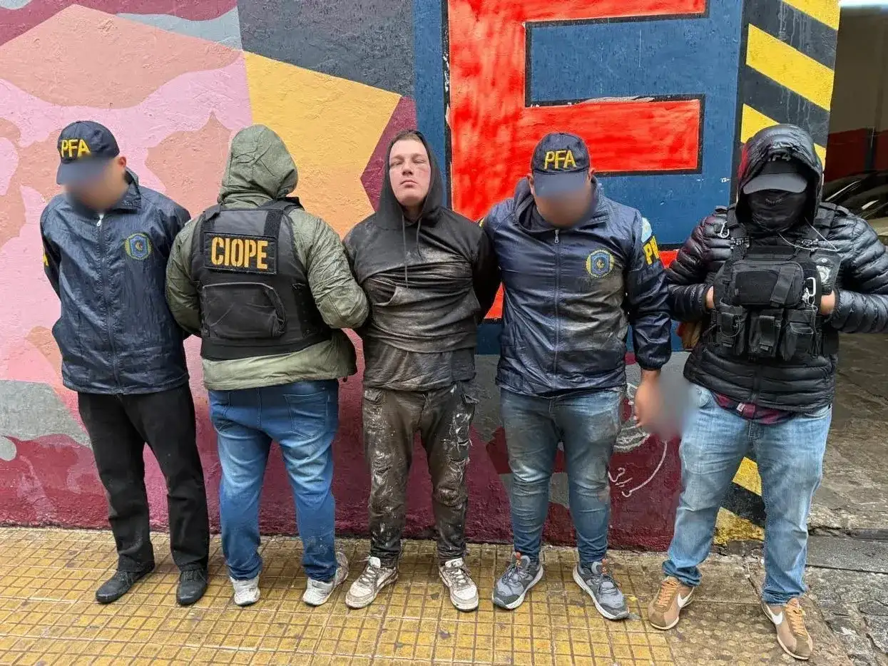 Plin Acosta fue detenido en la Ciudad Autónoma de Buenos Aires.