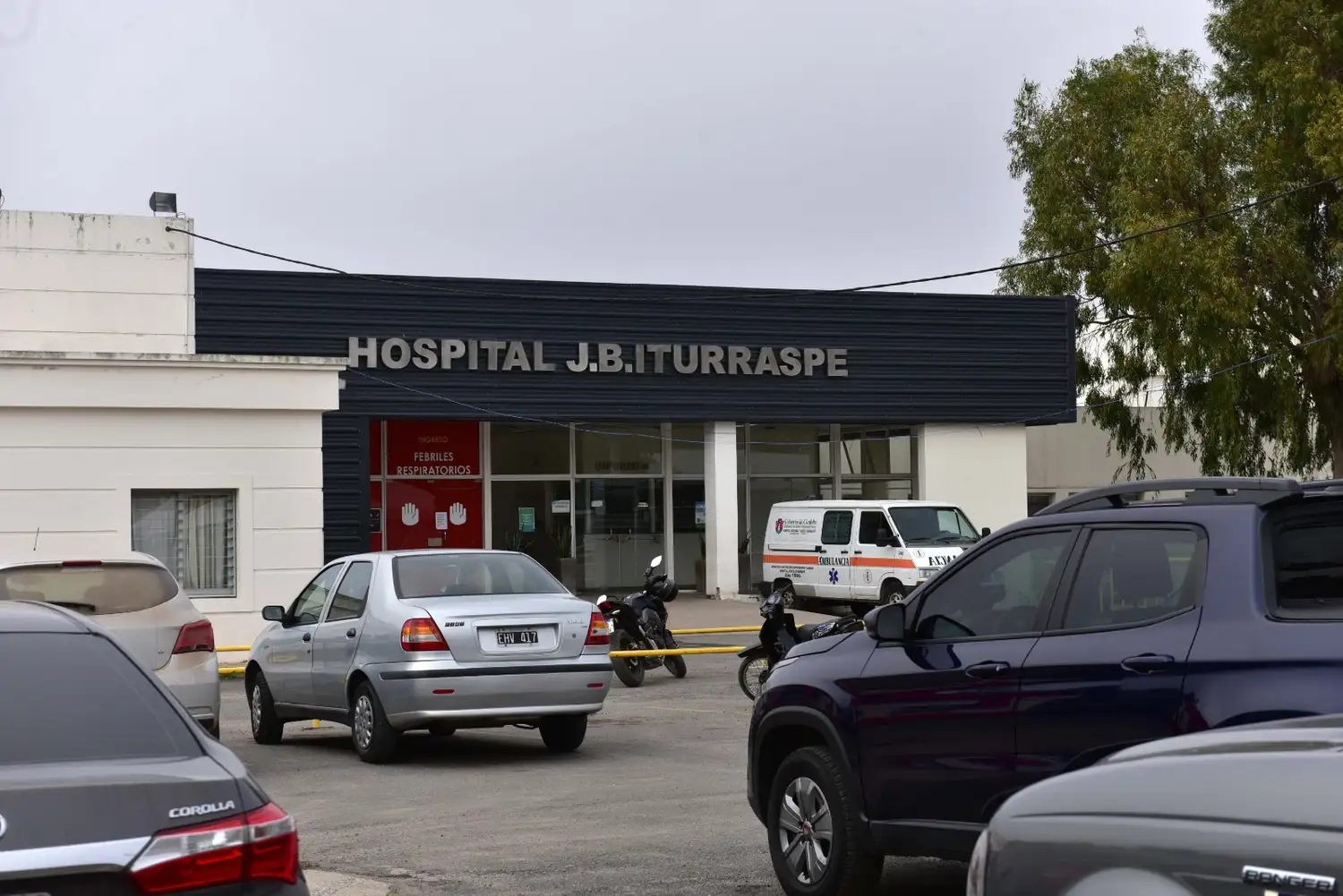 La joven fue trasladada al Hospital Iturraspe.