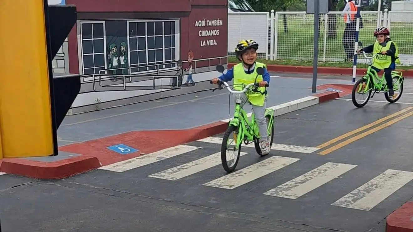 Así es el parque que funciona en Rafaela.