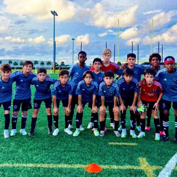 El pequeño jugó su primer partido en las divisiones juveniles del Inter Miami.