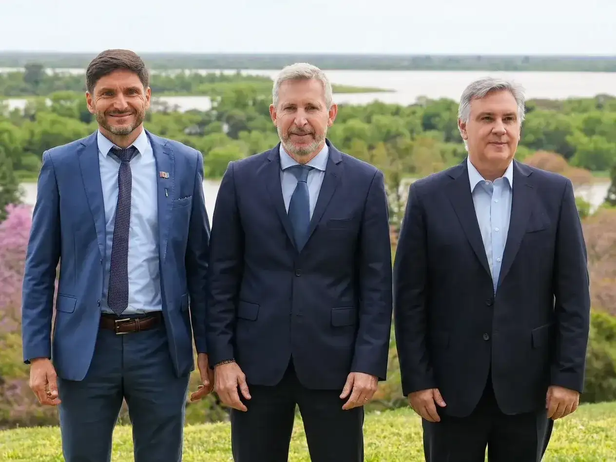 Los gobernadores de Santa Fe, Córdoba y Entre Ríos coincidieron en la importancia de una agenda común. Foto: GSF