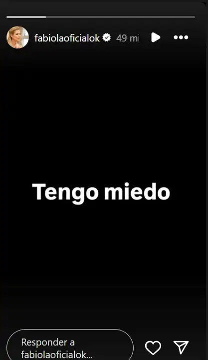 fabiola yañez mensaje hostoria instagram