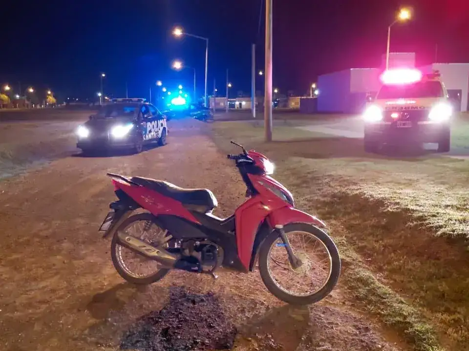 caída en moto