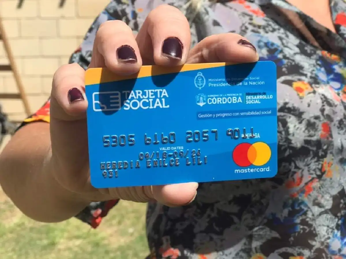 Tarjeta Social: desde el lunes se acredita el monto de octubre