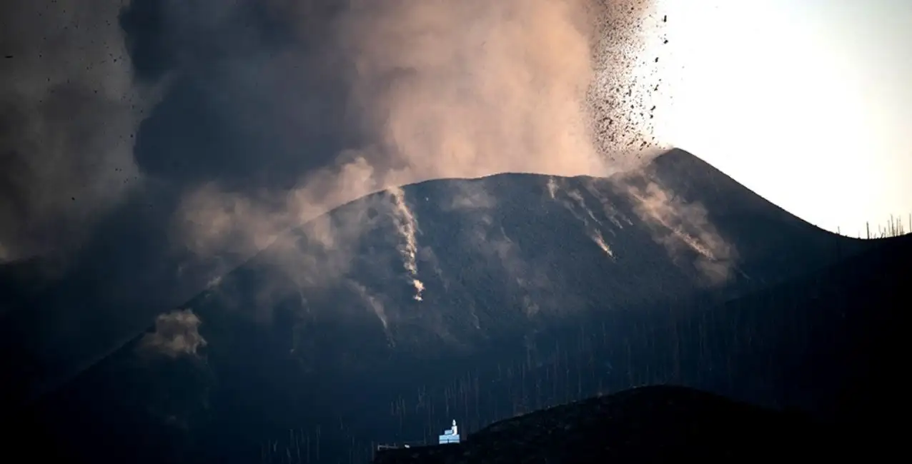 Se redujo notablemente la actividad del volcán de La Palma