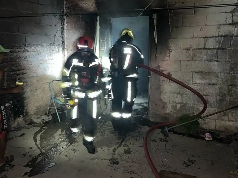 Incendio vivienda san cayetano