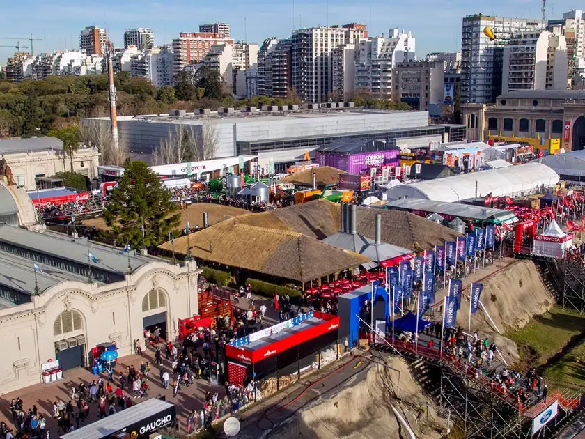 El predio palermitano será sede de las exposiciones con presencia de General López. Foto: Ilustración