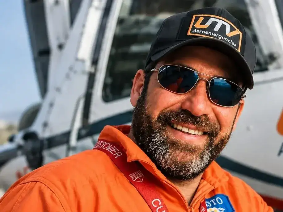 Matías "Ronco" Valenzuela era el piloto de helicóptero siniestrado. Foto: Gentileza.