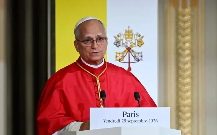 El papa León XIV en Francia.