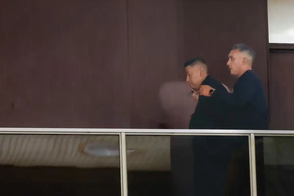 Julio Coria, uno de los hombres de seguridad del Diez