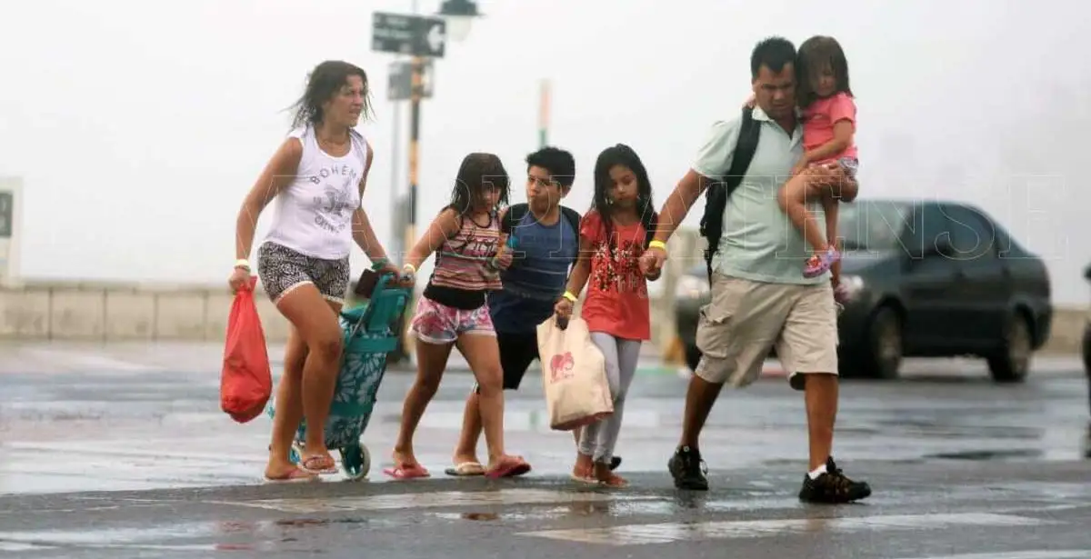 Las tormentas sintieron durante la tarde en Mar del Plata