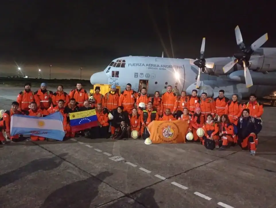 La foto que compartieron desde Bomberos Voluntarios tras la misión.
