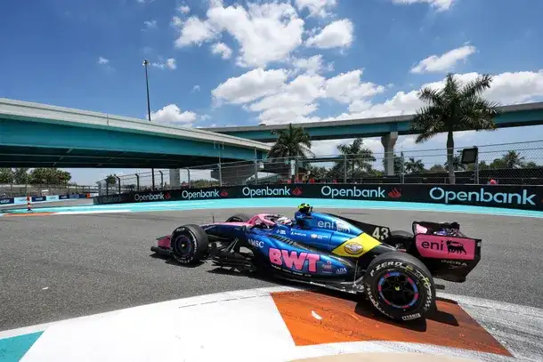 Franco Colapinto volvió a ilusionar en Miami.