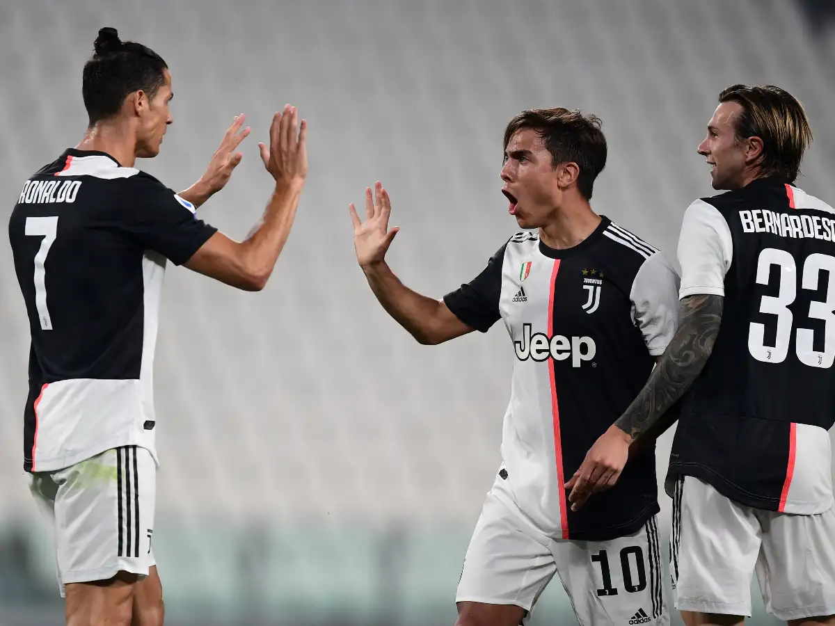 Juventus goleó con gritos argentinos