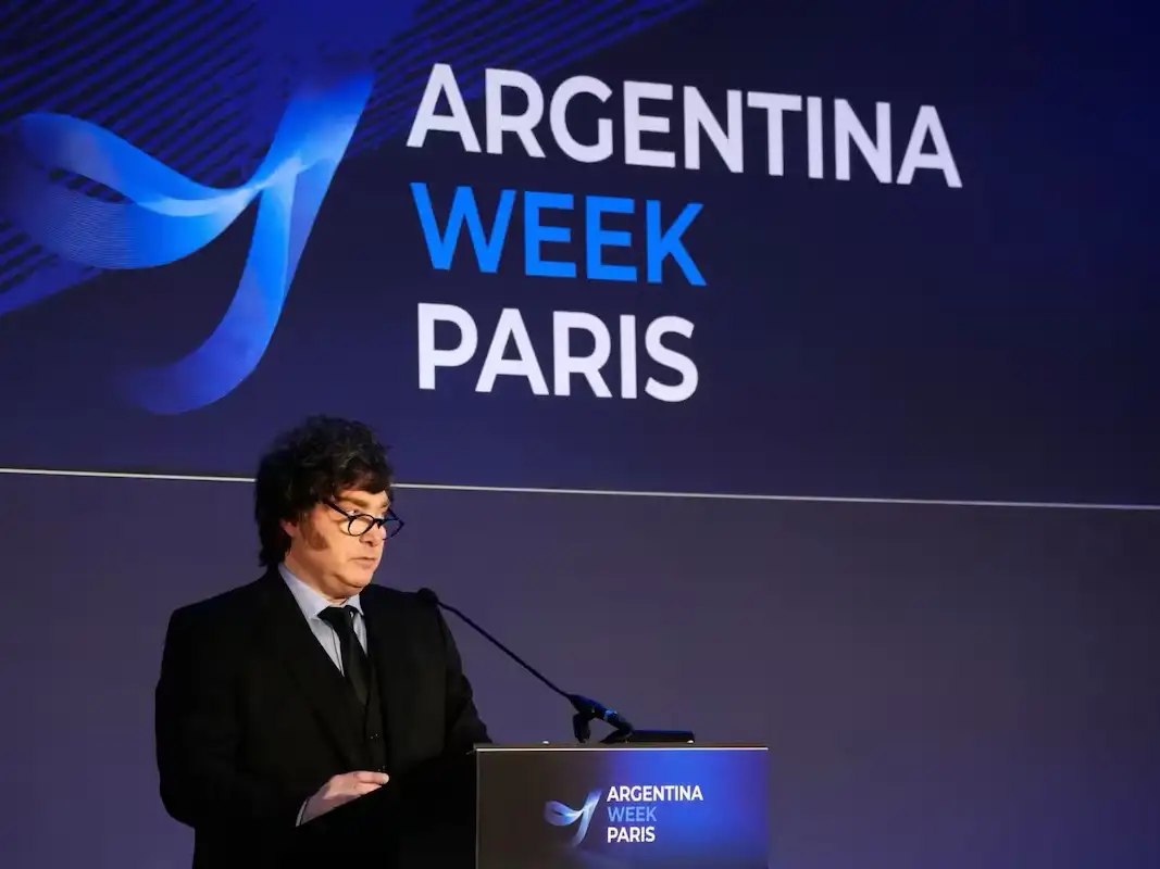 Milei en París: “Será el mejor año económico de nuestra historia”