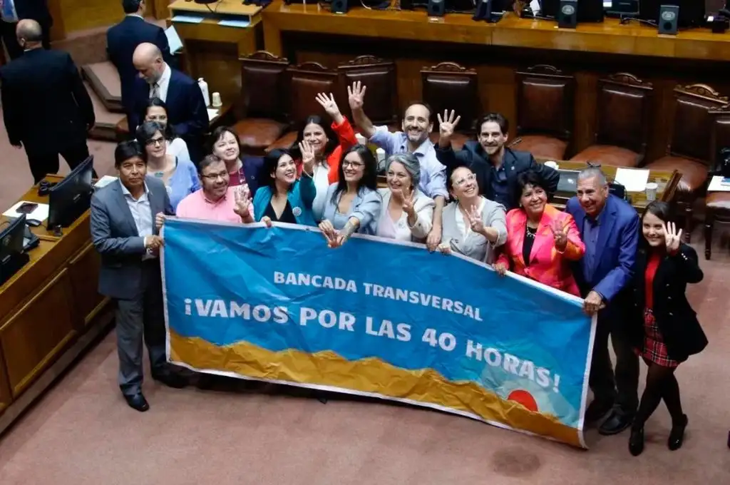 Chile: el Congreso aprobó la reducción de la jornada laboral a 40 horas semanales