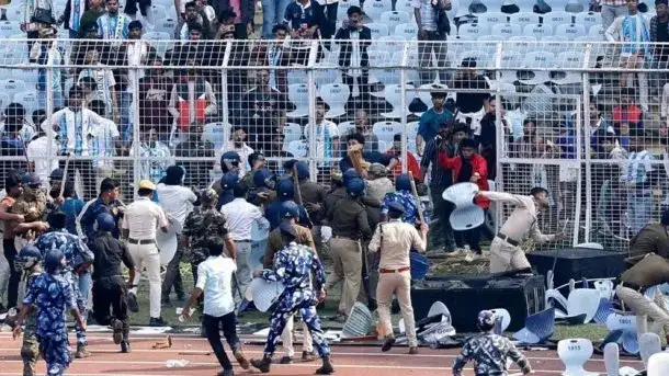 La expectativa por Messi en India terminó en escándalo.