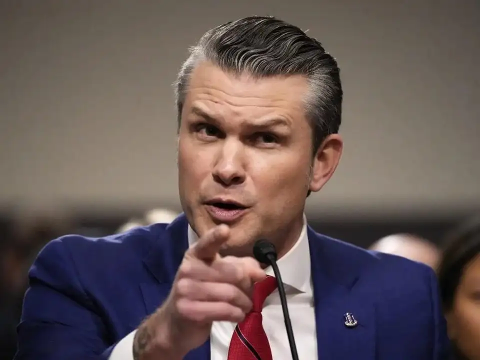 El secretario de Defensa de Estados Unidos, Pete Hagseth.