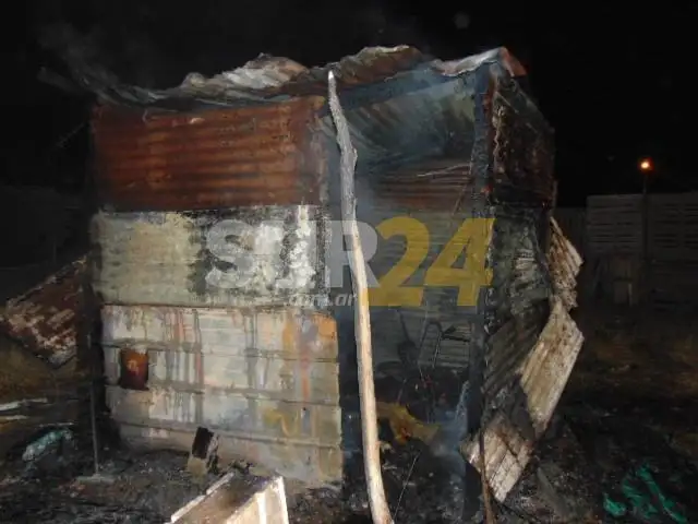 Venado Tuerto: un incendio devoró una humilde vivienda