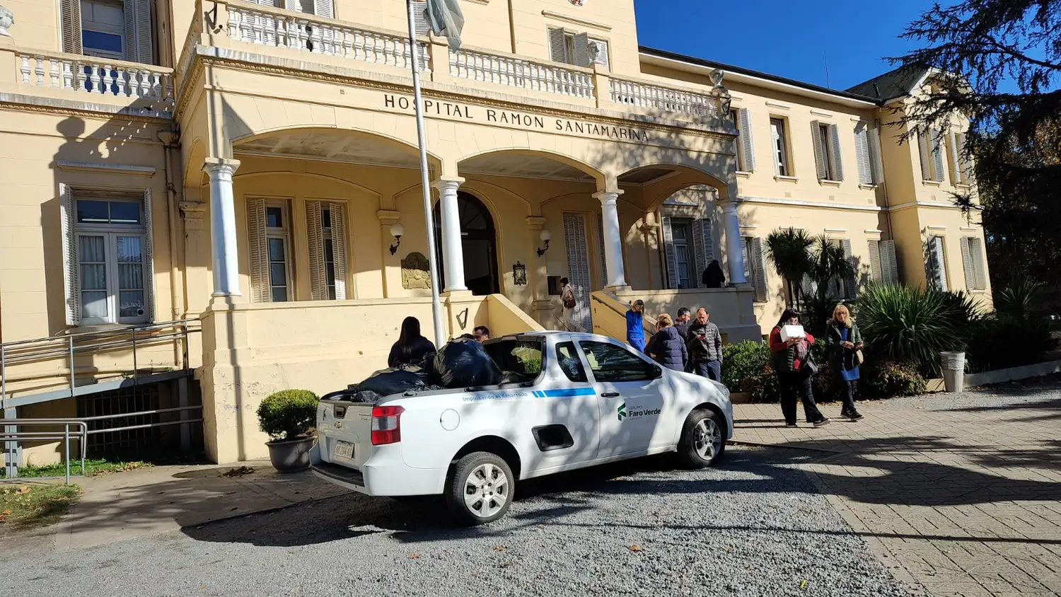 El Hospital Ramón Santamarina de Tandil.
