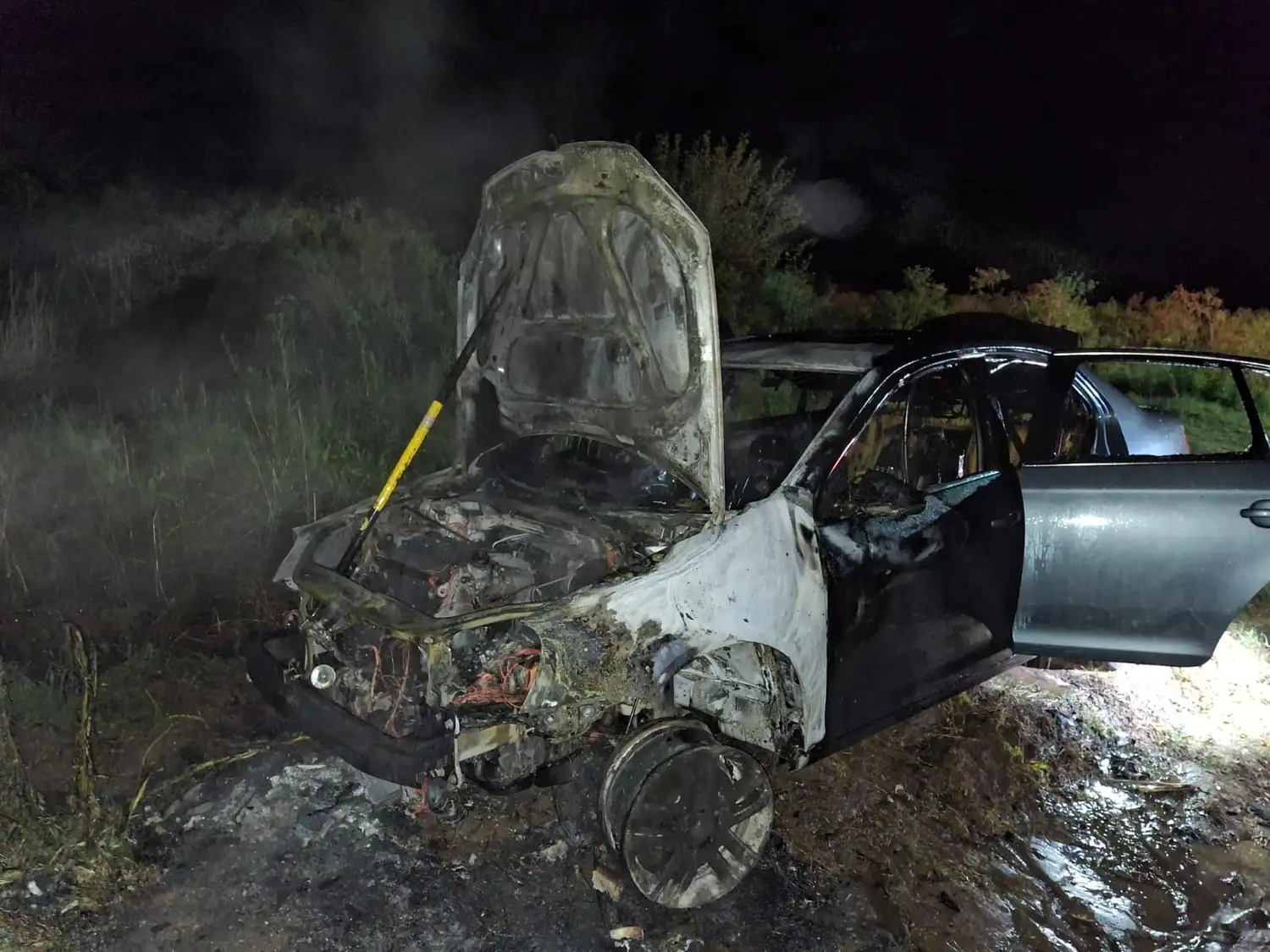 Incendio de auto