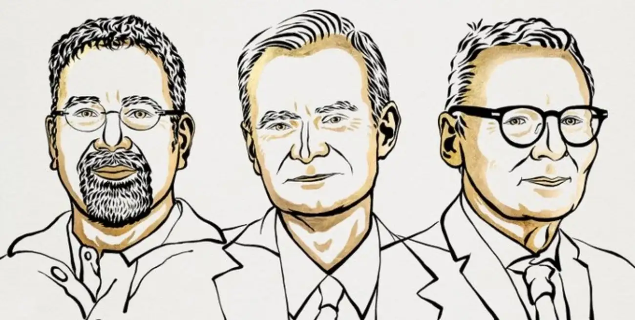 Daron Acemoglu, Simon Johnson y James Robinson.