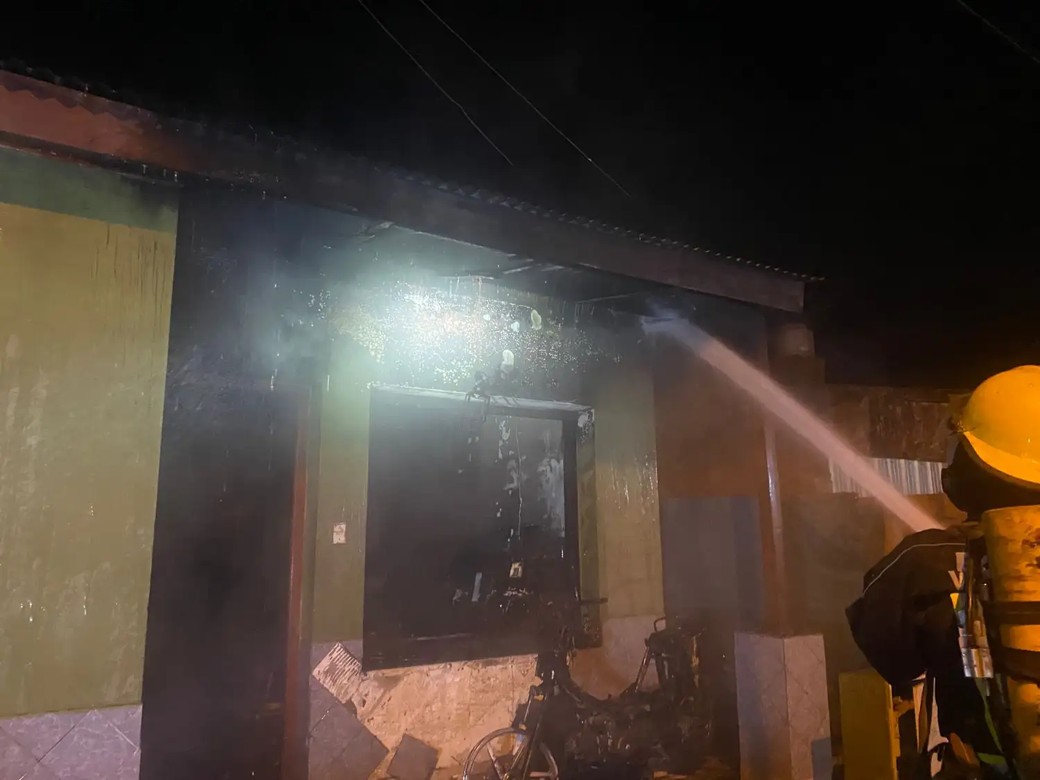 Incendio vivienda.