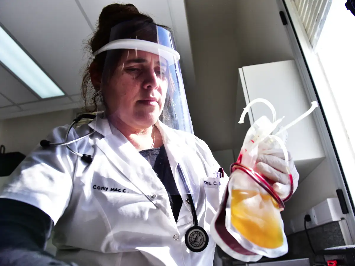 La donación de plasma de personas recuperadas ya se aplica en 8 provincias