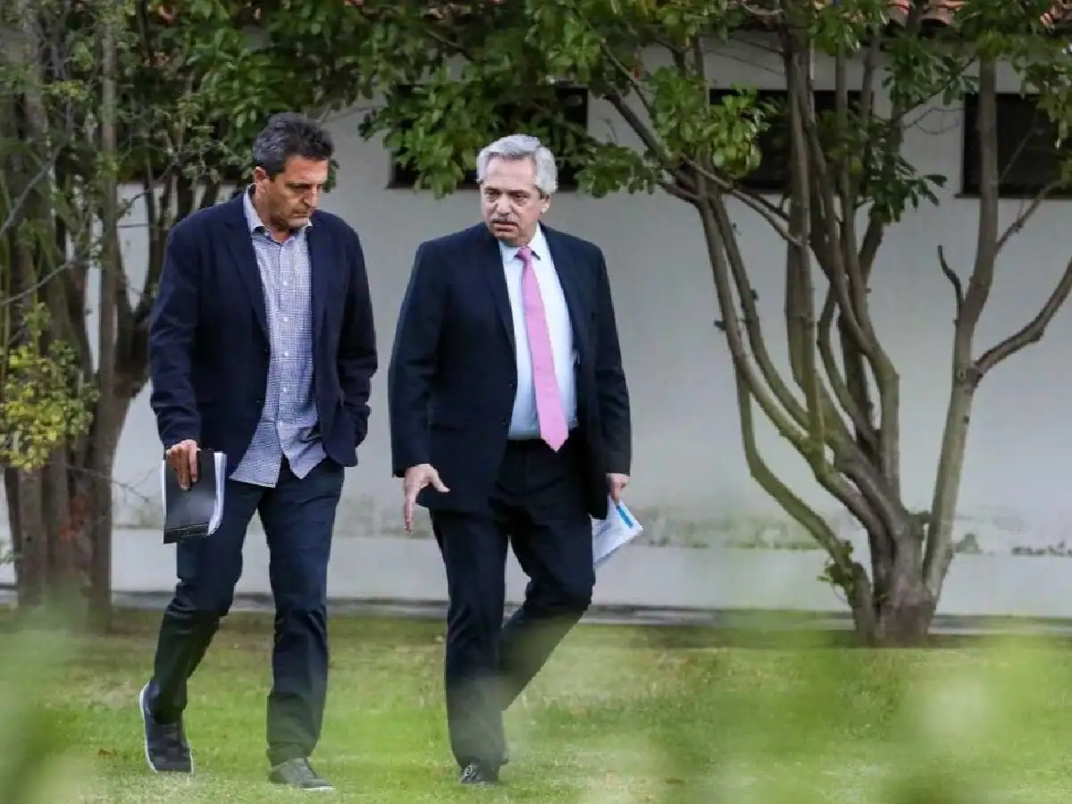 Sergio Massa llegó a la Quinta de Olivos para reunirse con Alberto Fernández