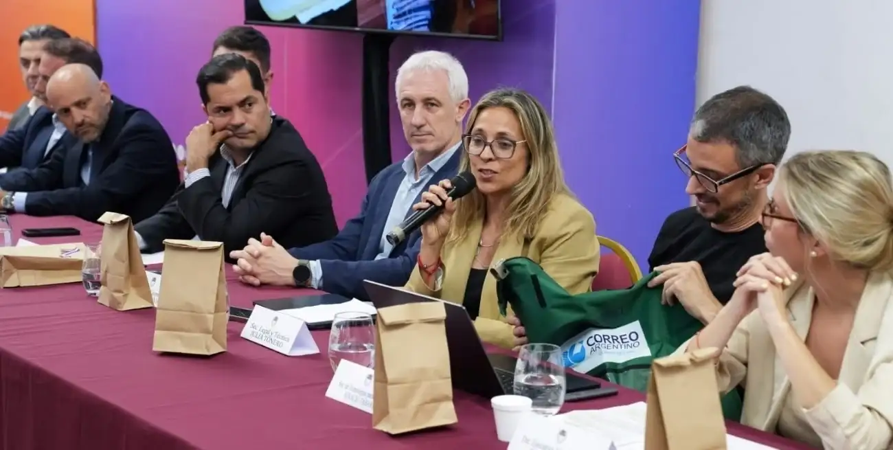 Julia Tonero expuso el funcionamiento del sistema ante el gabinete provincial. Foto: Gobierno de Santa Fe