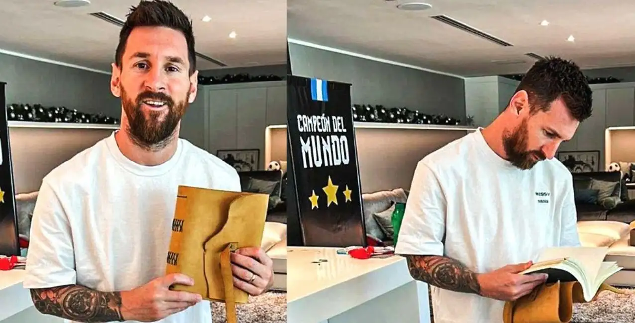 El emocionante regalo que recibió Messi antes de volver a París